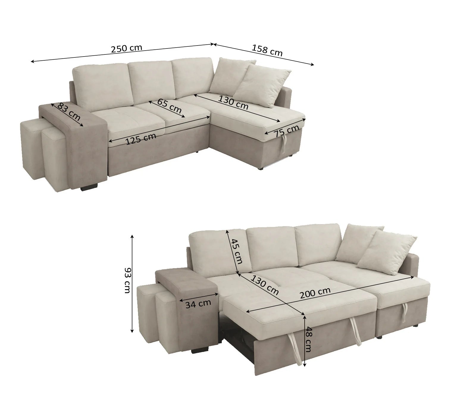 Sofa Cama Chaise longue